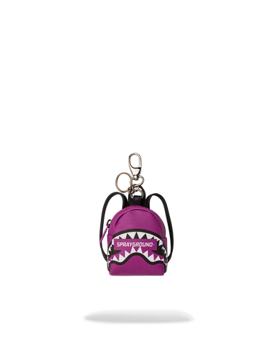 SMASH LOGO VIOLA BACKPACK KEYCHAIN