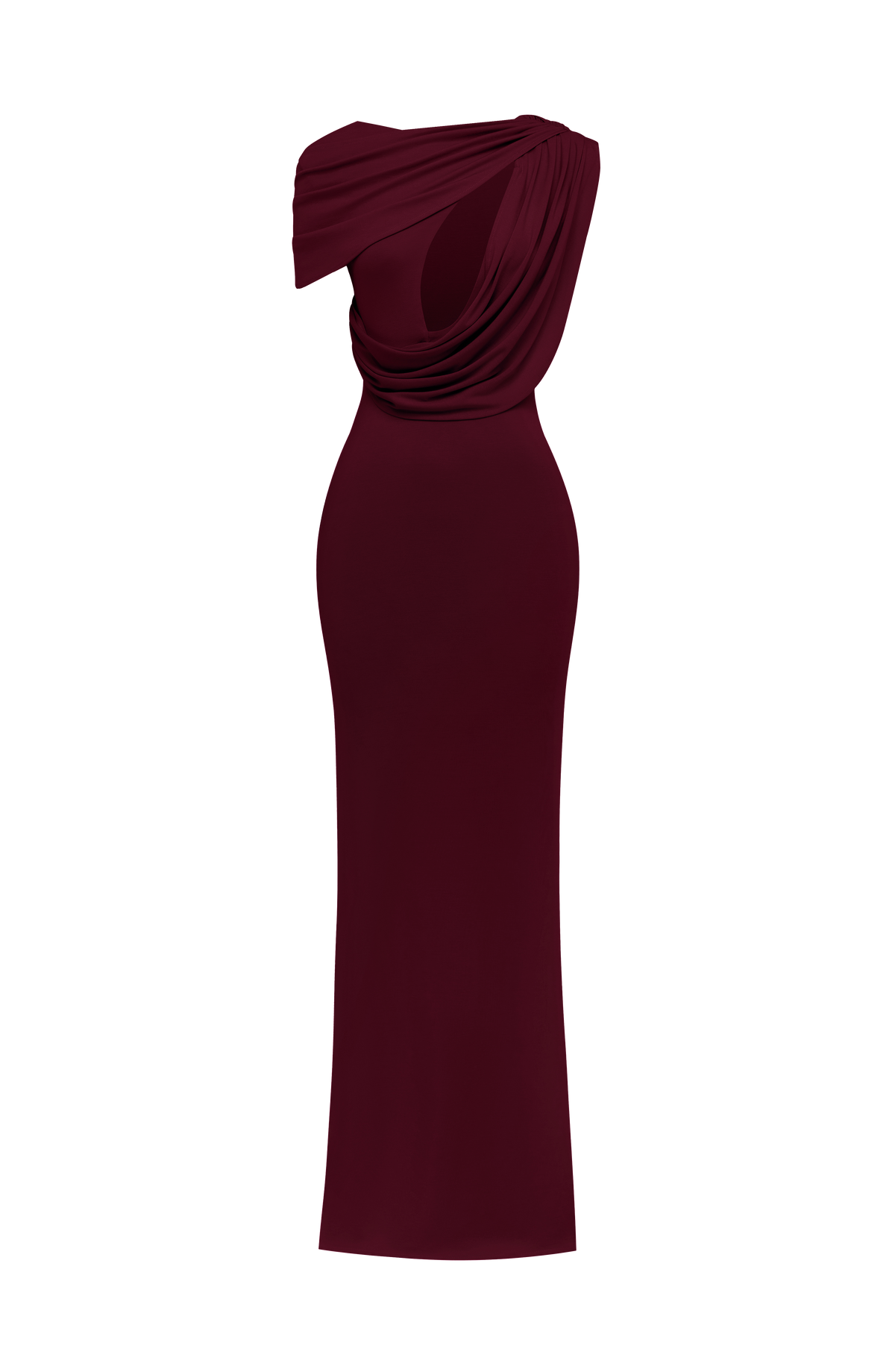 Kalina Maxi Dress - Cherry Lacquer