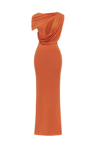 Kalina Maxi Dress - Burnt Orange