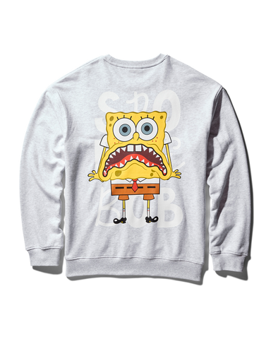 SPRAYGROUND PULLOVER CREW NECK SWEATSHIRT (LT GREY)