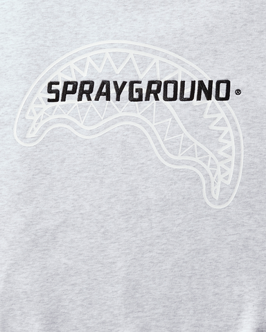 SPRAYGROUND PULLOVER CREW NECK SWEATSHIRT (LT GREY)