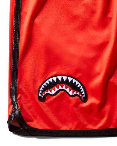 KIDS JAPAN WAVE SWIM TRUNKS (RED)