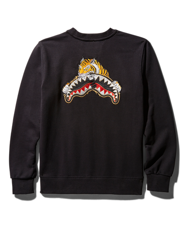 YOUTH TIGER BLACK CREW