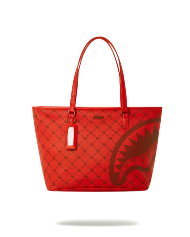 MONEY PATTERN BRICK TOTE