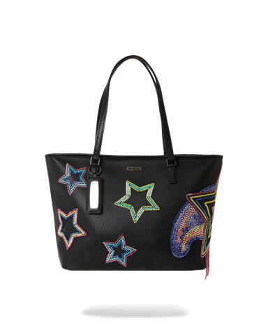 STAR RACER A.I.7 SANDFLOWER COLLAB BEADED TOTE