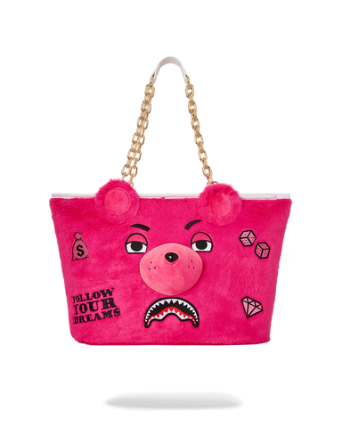 PLUSH MONEYBEAR TOTE (PINK)