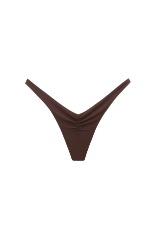 Brianna Bikini Bottom - Plum Brown