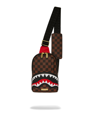 SAWTOOTH SHARKS IN PARIS ONE-STRAP SLING