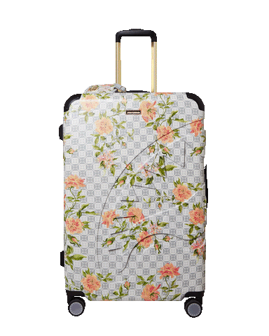 A.I. AFRICAN INTELLIGENCE ELEGANT ENERGY SHARKITECTURE FULL SIZE LUGGAGE - SANDFLOWER COLLAB