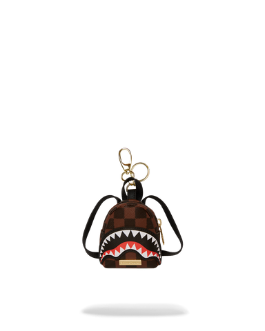 SAWTOOTH SHARKS IN PARIS BACKPACK KEYCHAIN