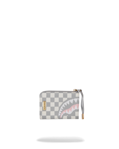 KNIT SHARKS IN PARIS IN CREAM WALLET