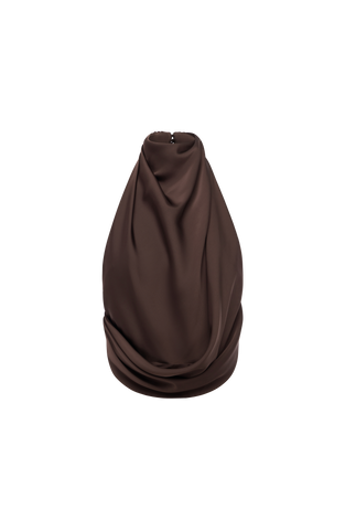 Hazel Top - Plum Brown